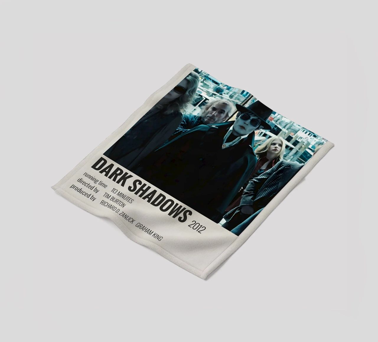 DARK SHADOWS 2012 coperta in pile da MVFminimalist