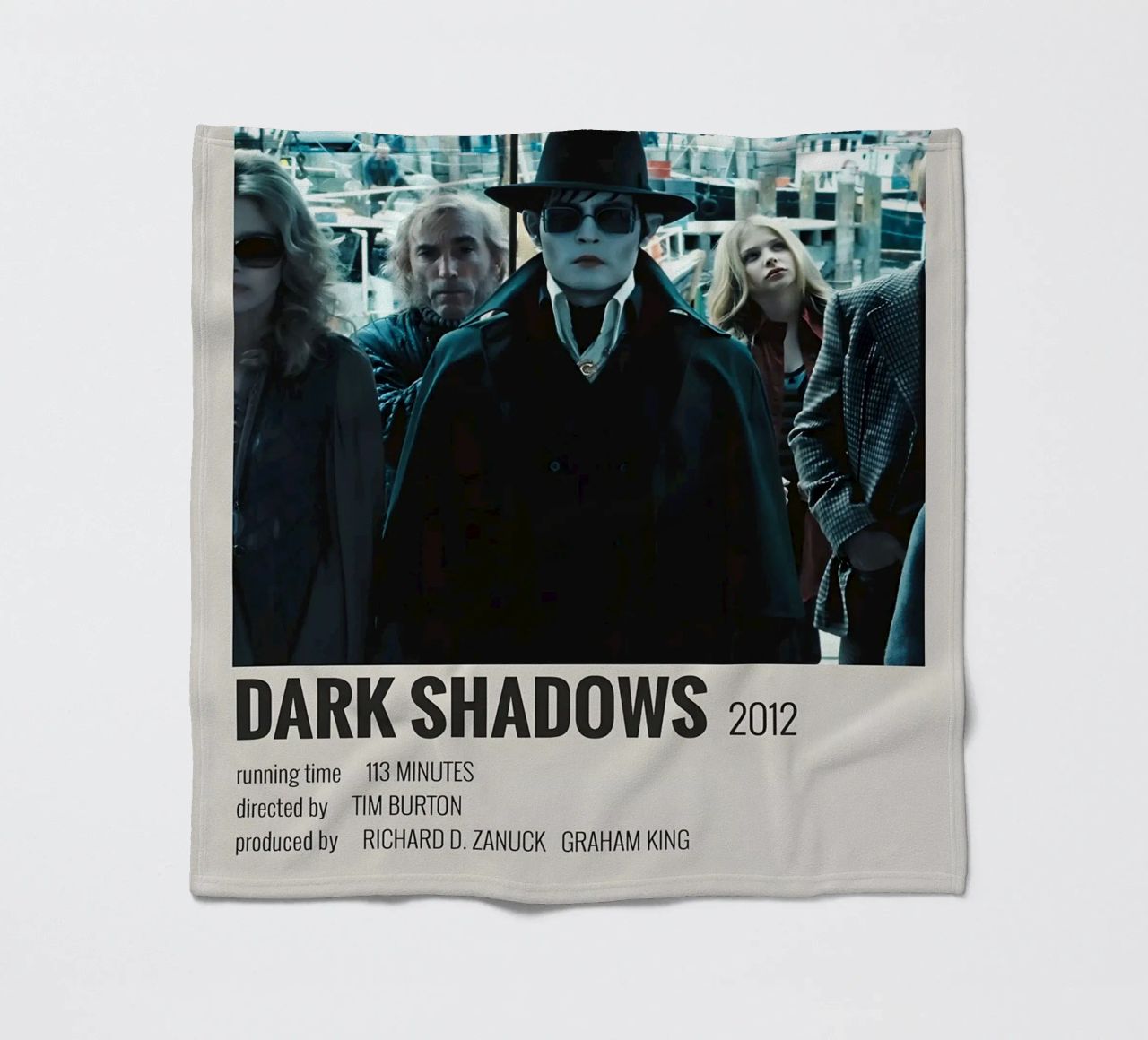 DARK SHADOWS 2012 coperta in pile da MVFminimalist