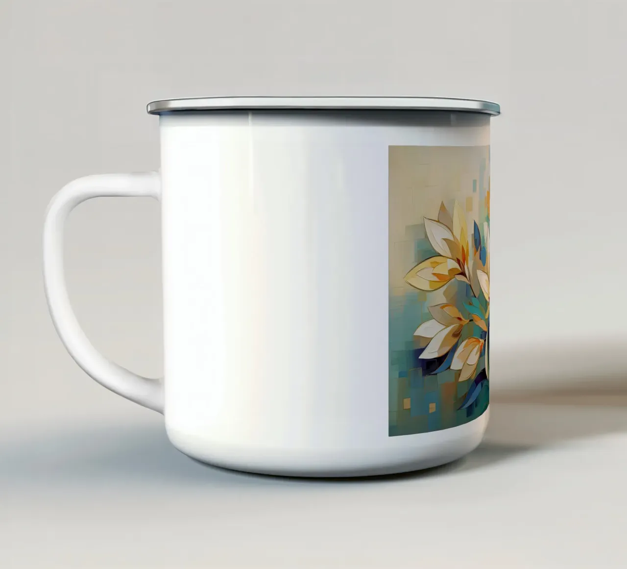 Arte da parete di Imagine tazza in smalto da Imagine