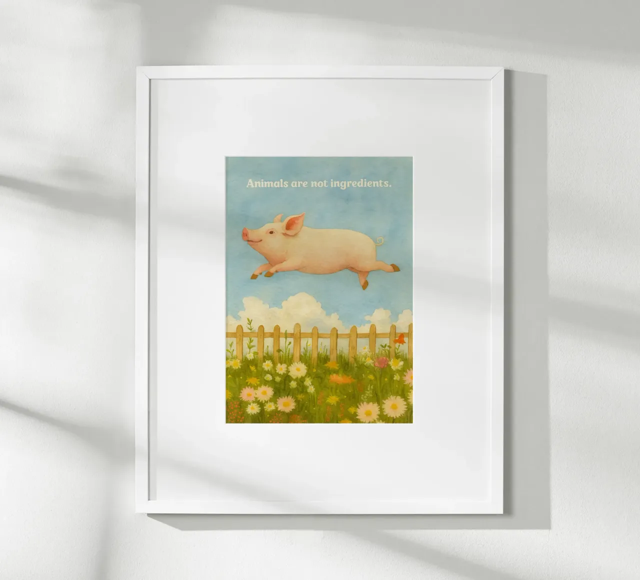 funny pig animal are not ingredients retro art drawing hahnemühle de genzaa