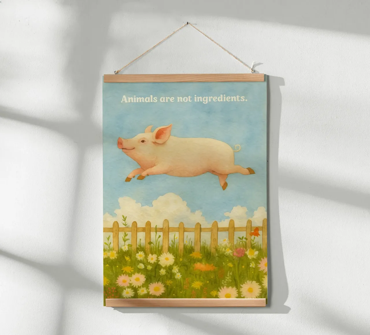 funny pig animal are not ingredients retro art drawing hahnemühle de genzaa