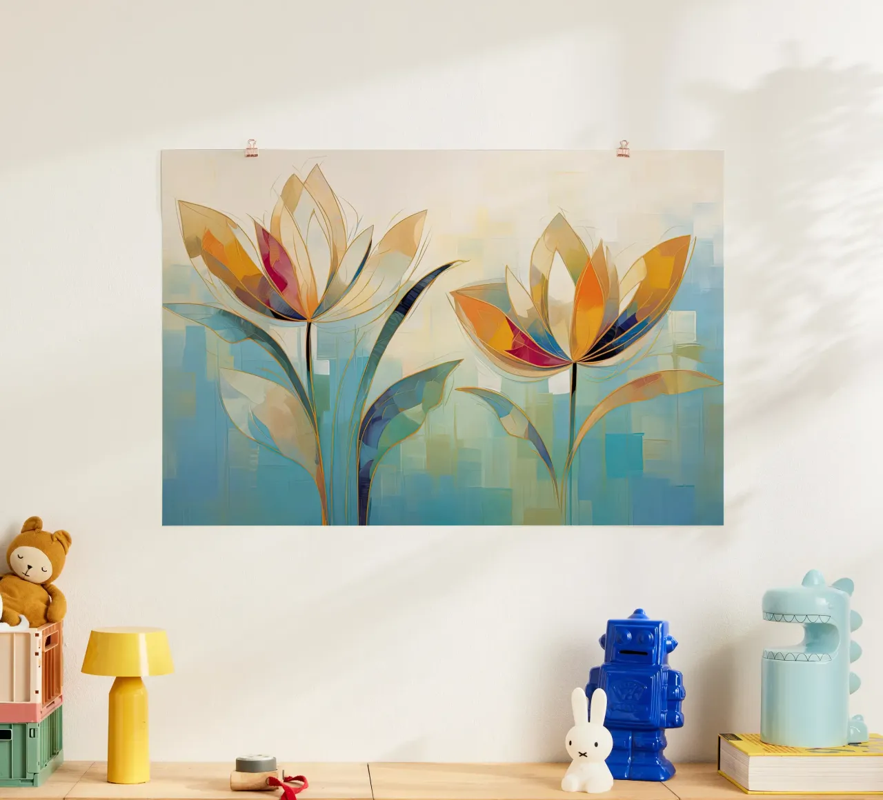 Arte da parete di Imagine poster con telaio in legno da Imagine