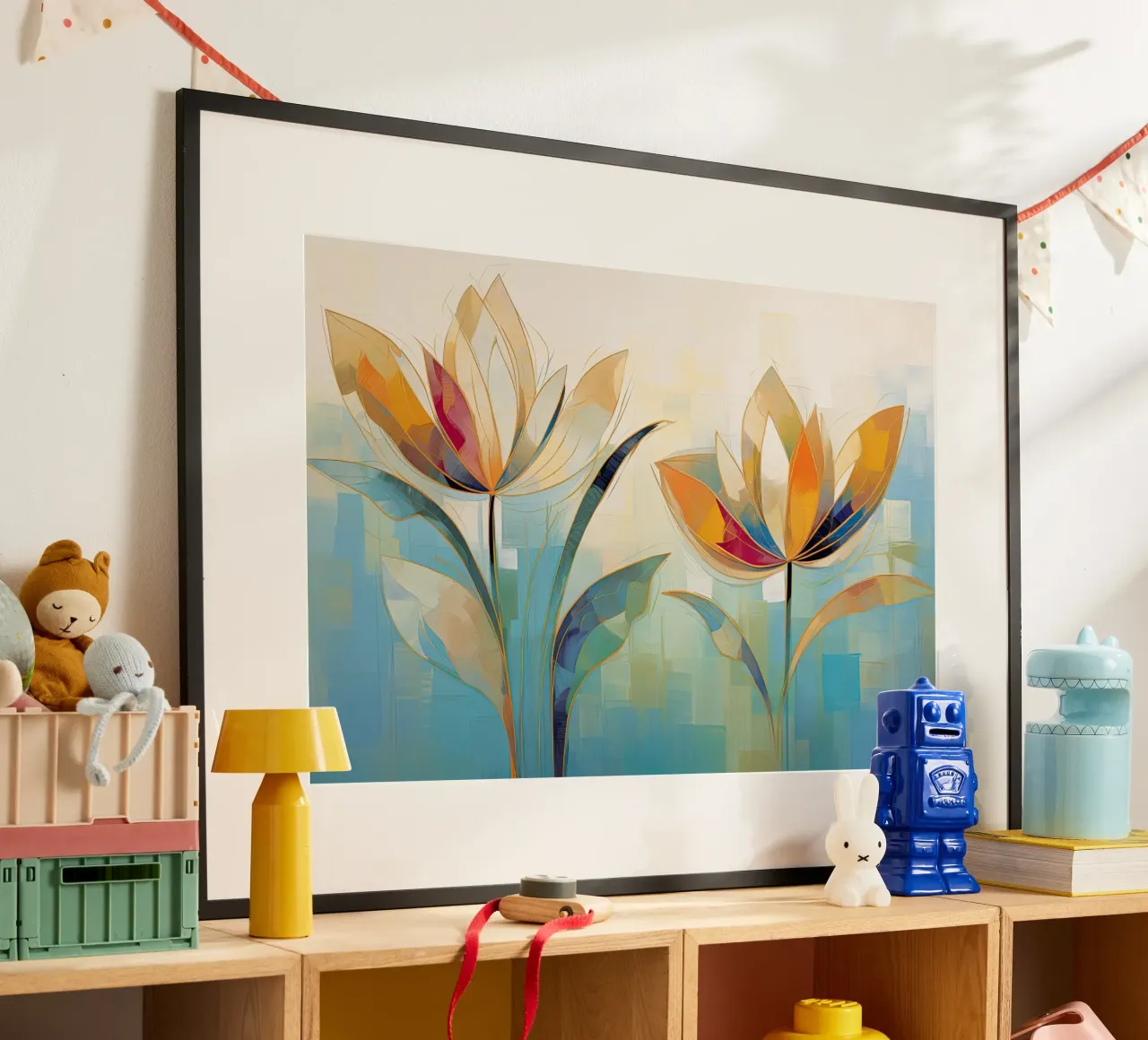 Arte da parete di Imagine poster con telaio in legno da Imagine
