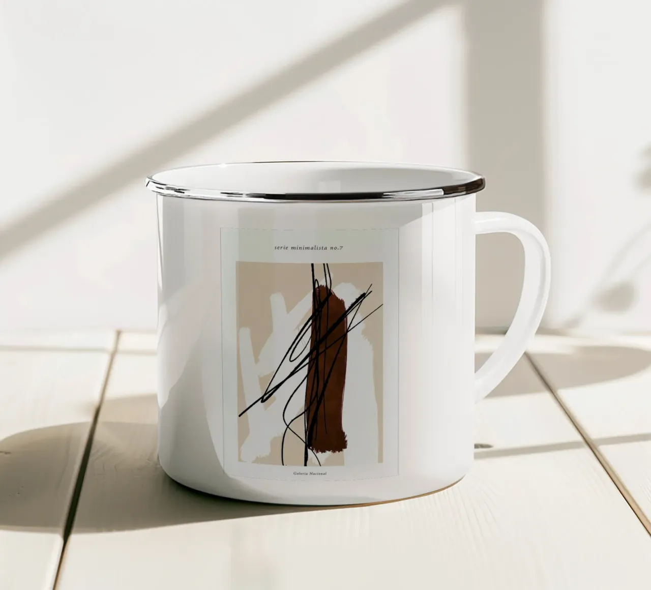 Minimal 7 tazza in smalto da Froilein Juno