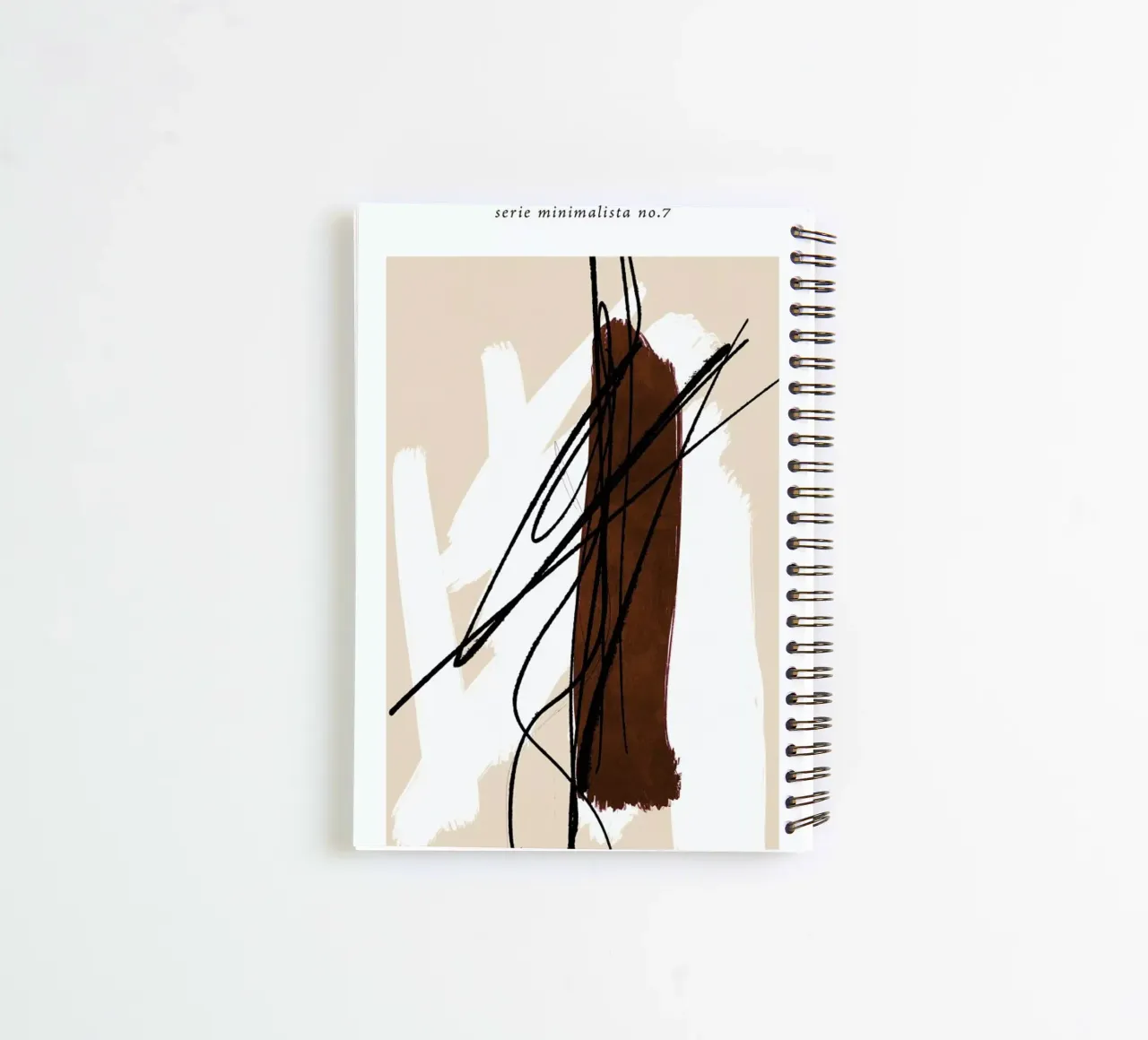 Minimal 7 spiral notebook by Froilein Juno