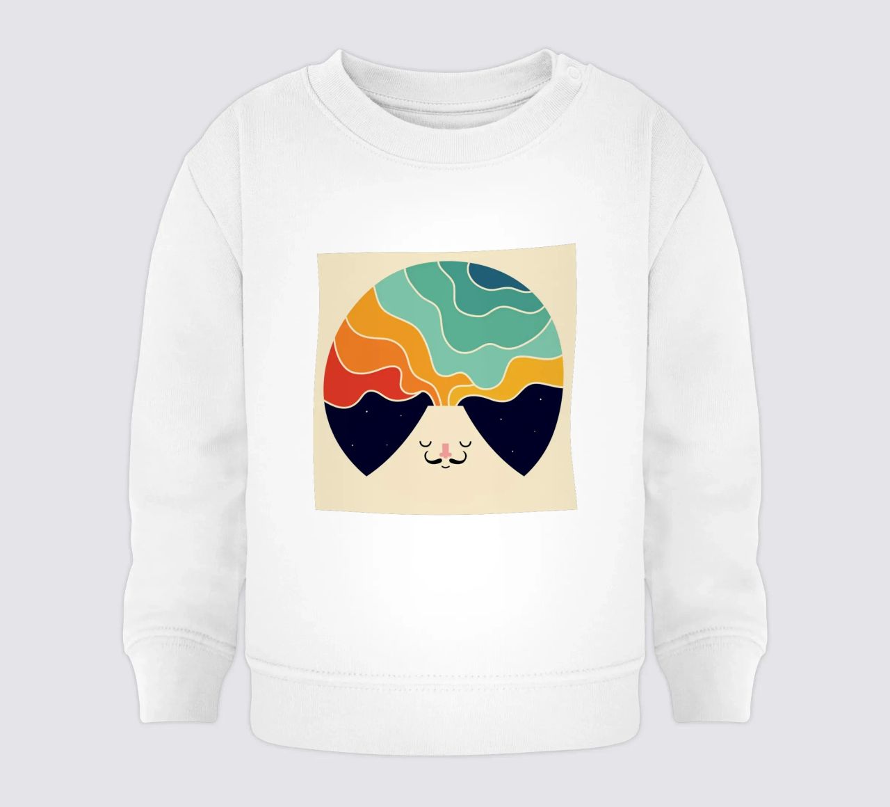 occhi chiusi felpa neonato da westface store