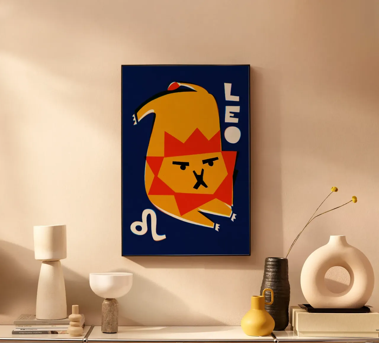 Zodiaco Leone plexiglass da Fox & Velvet