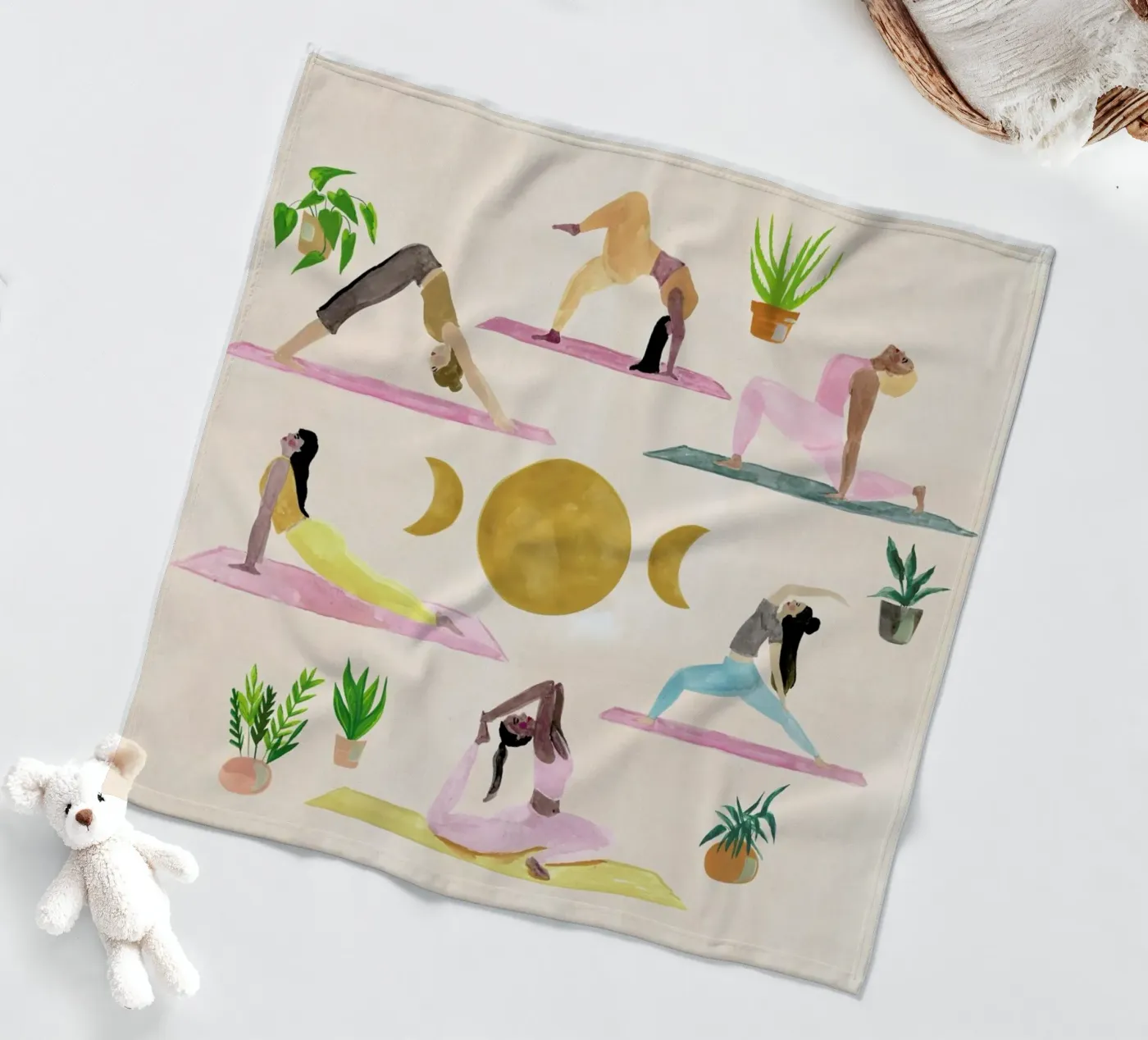 Yogis Fleecedecke von Laura Page