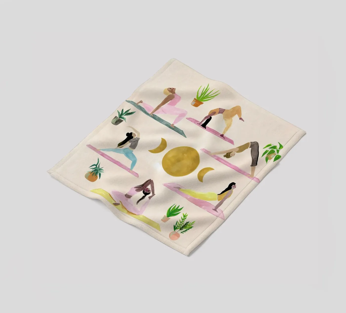 Yogis Fleecedecke von Laura Page