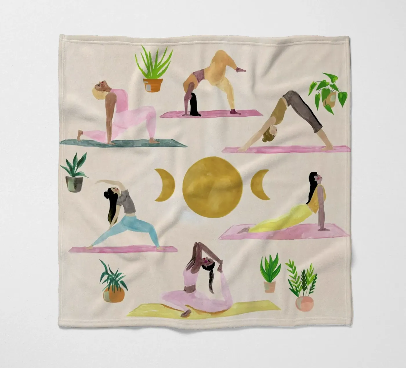 Yogis Fleecedecke von Laura Page