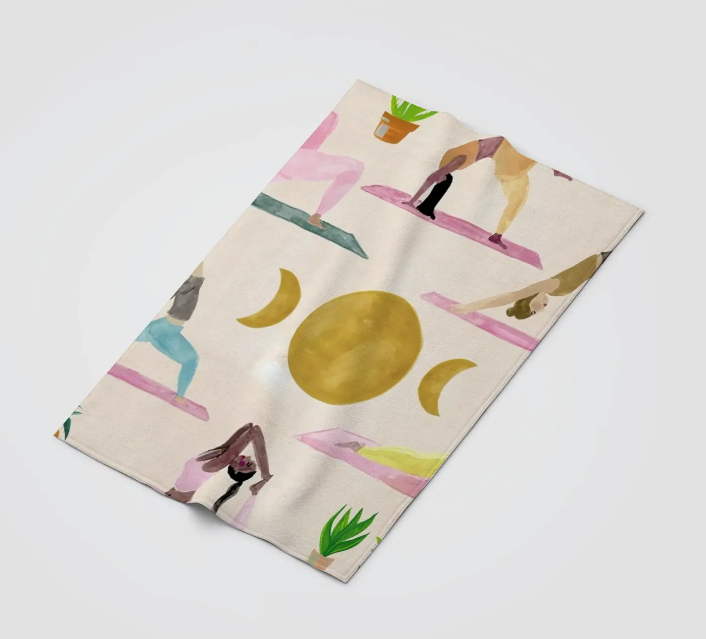Yogis Fleecedecke von Laura Page