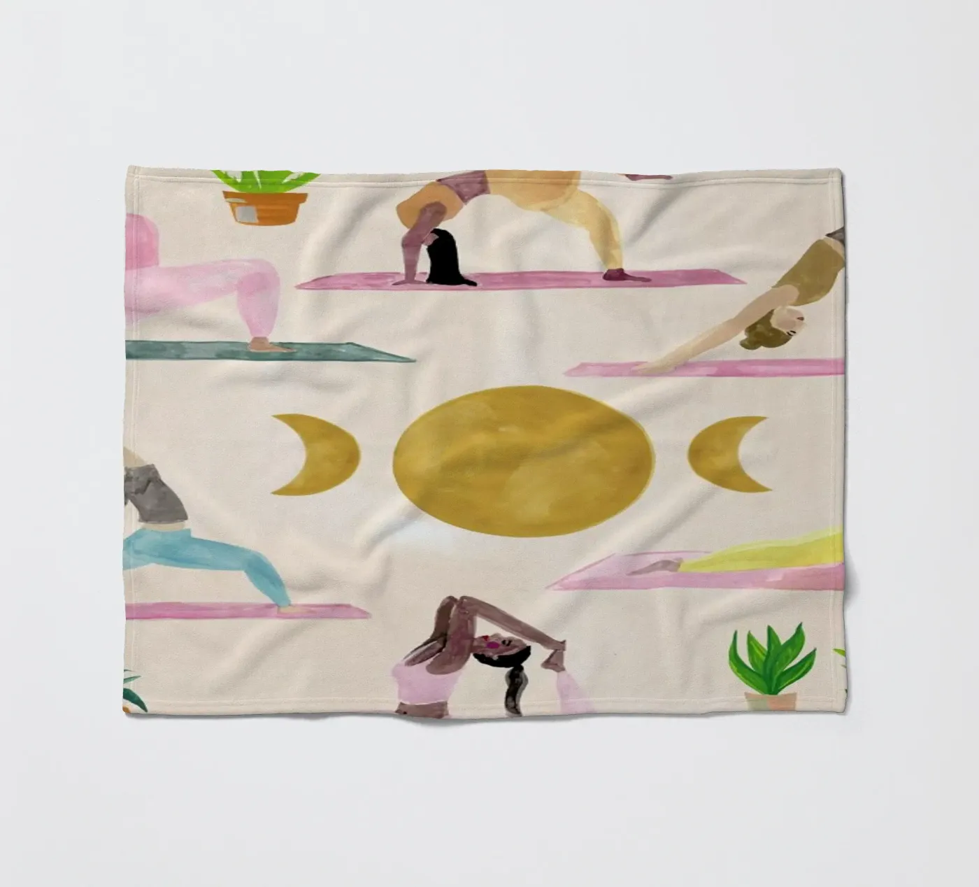 Yogis Fleecedecke von Laura Page
