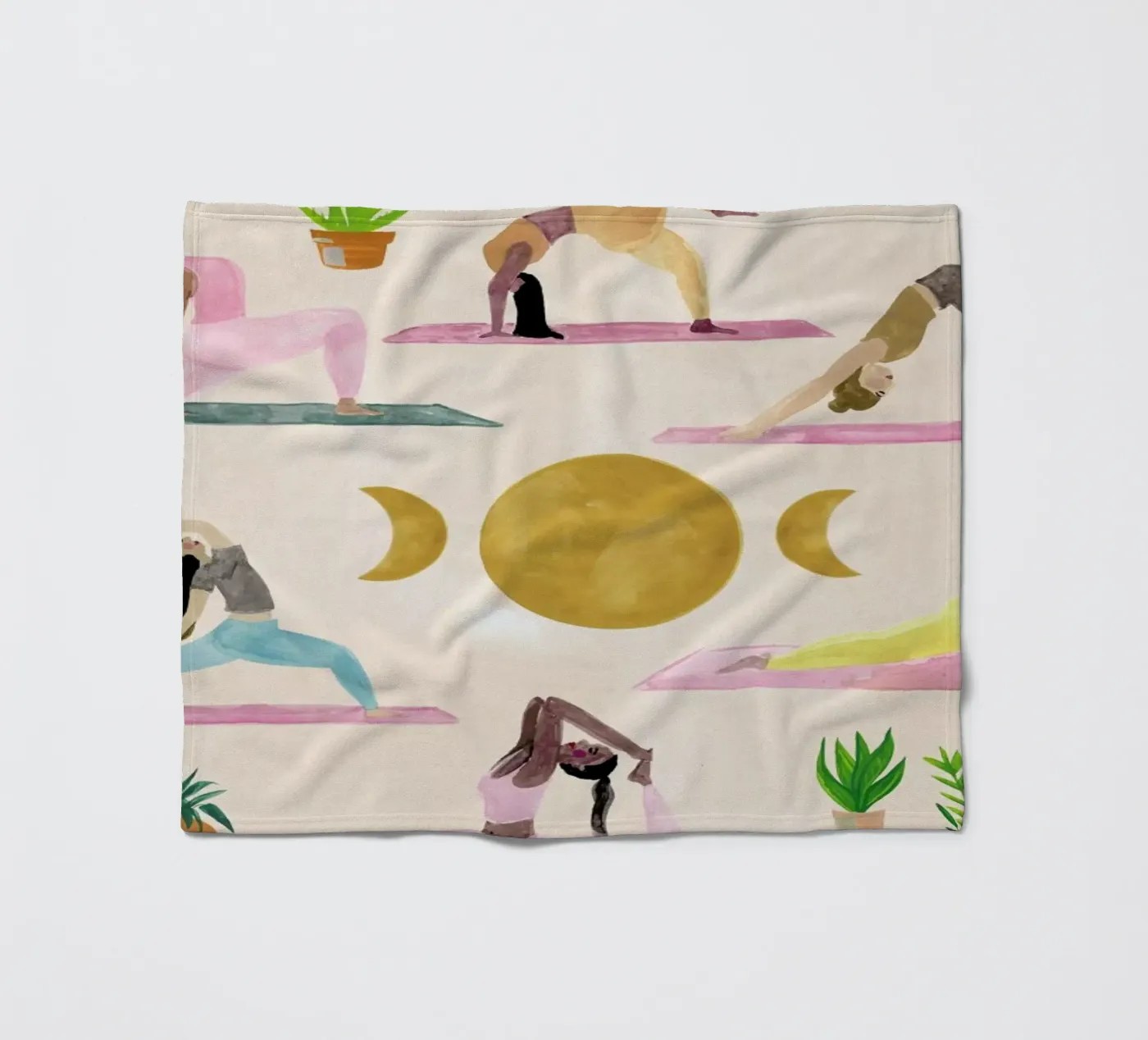 Yogis Fleecedecke von Laura Page