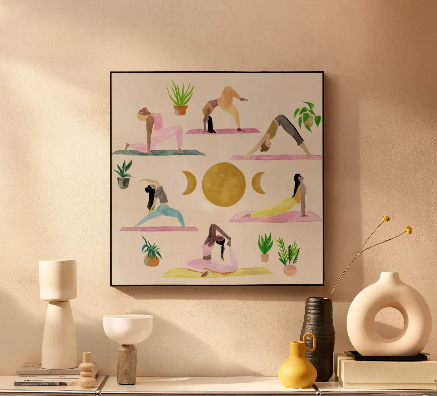 Yogis plexiglas de Laura Page