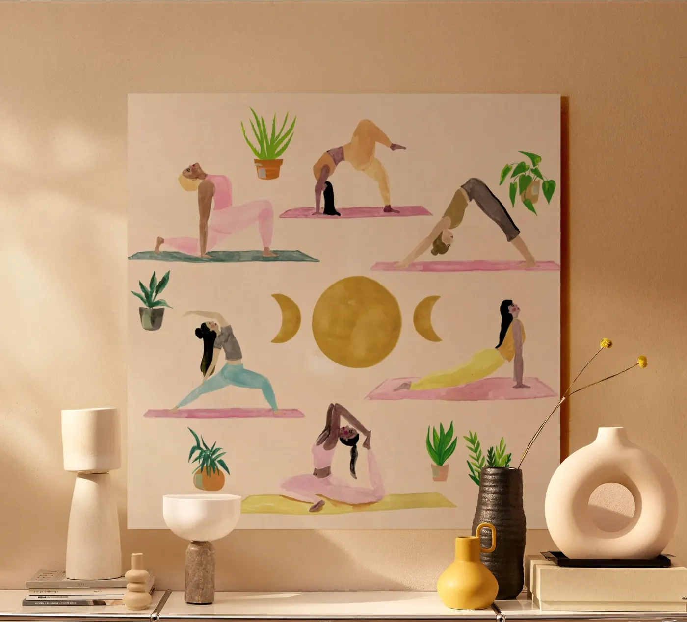 Yogis plexiglass da Laura Page