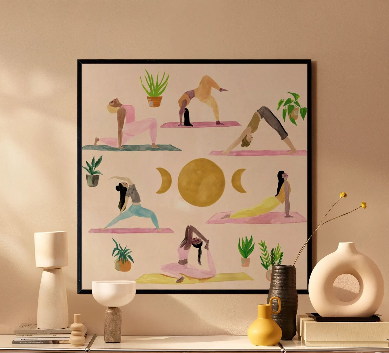 Yogis Poster von Laura Page