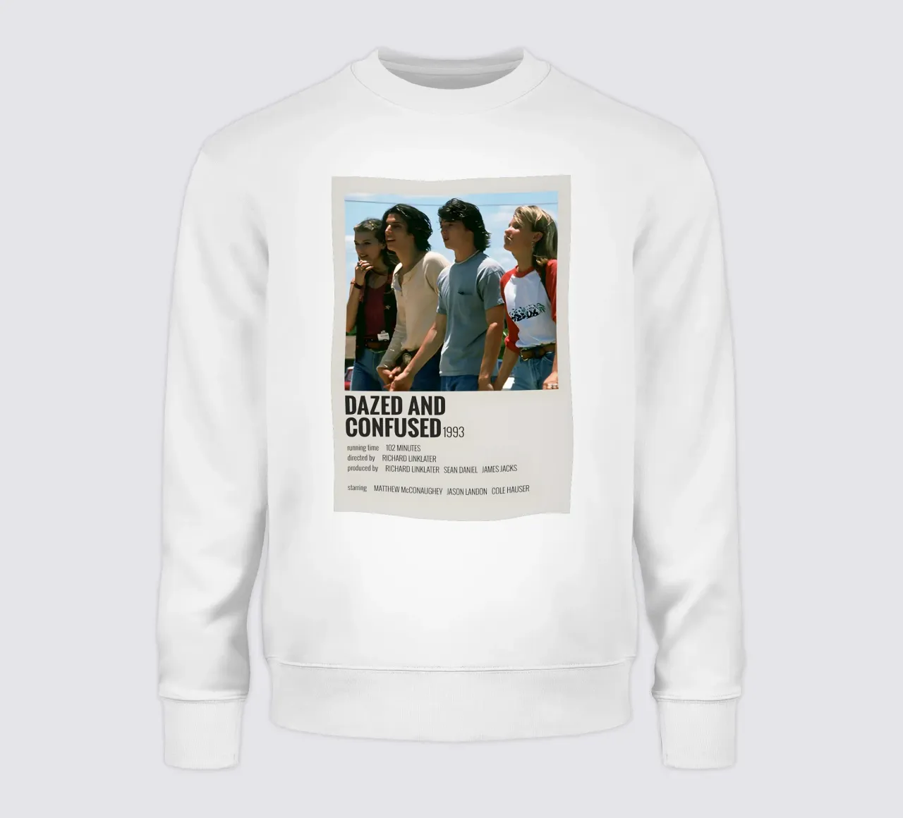 DAZED AND CONFUSED 1993 felpa da MVFminimalist