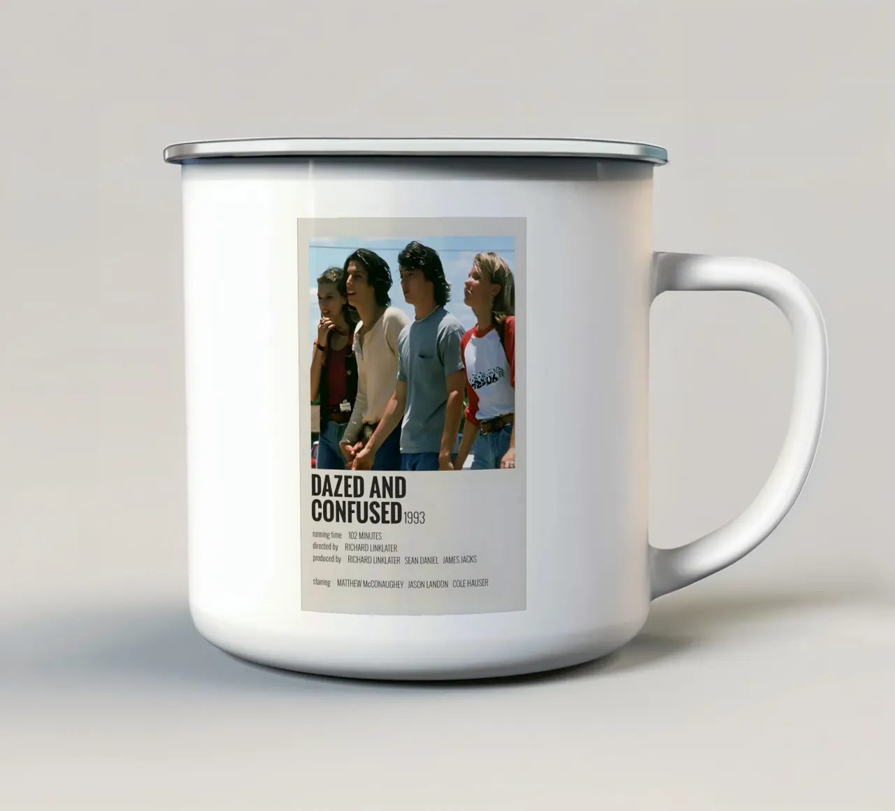 DAZED AND CONFUSED 1993 tazza in smalto da MVFminimalist