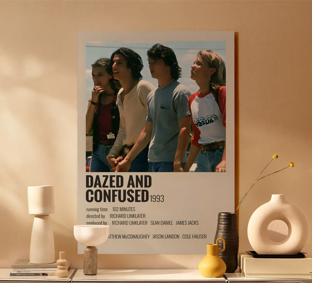 DAZED AND CONFUSED 1993 alluminio dibond da MVFminimalist