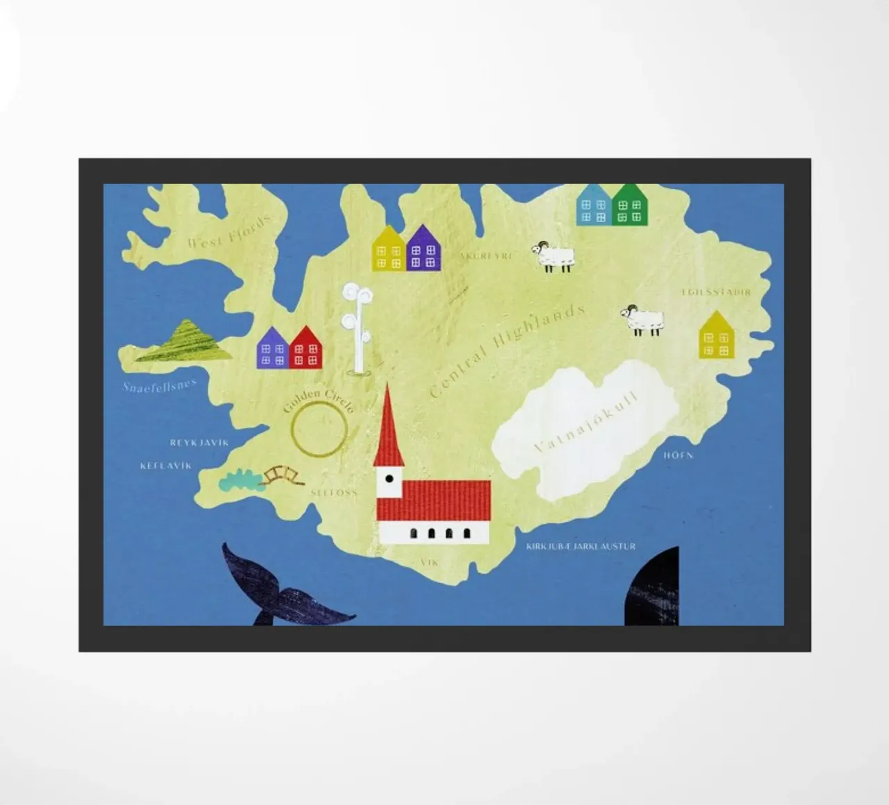 Map Of Iceland zerbino da Henry Rivers