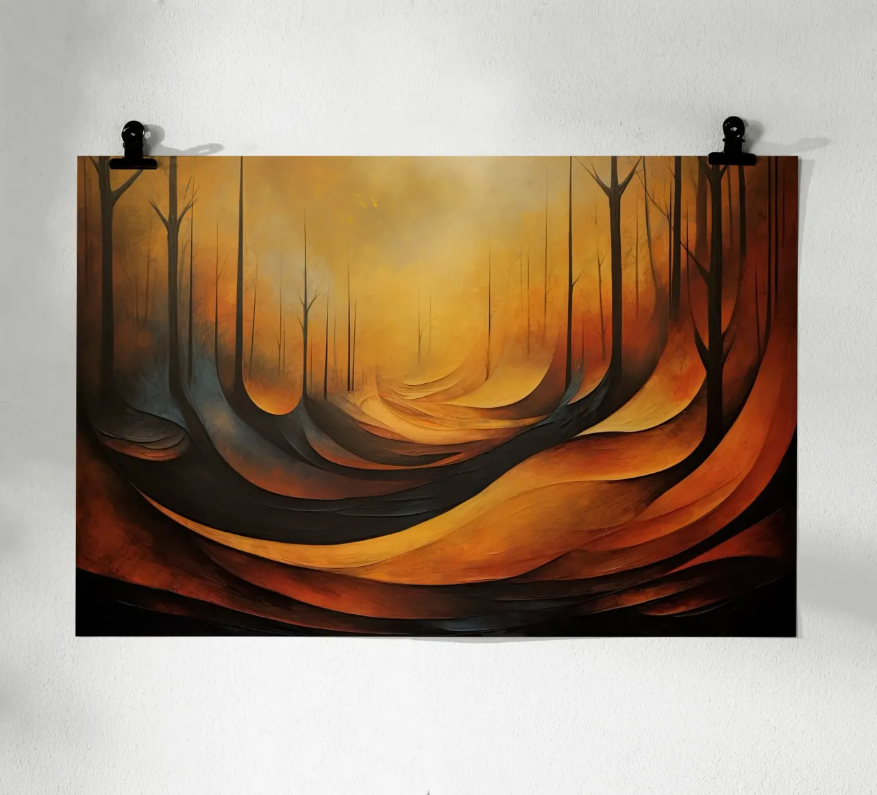 Arte da parete di Imagine poster con telaio in legno da Imagine