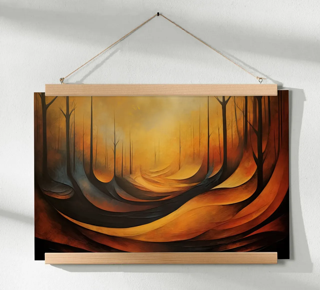 Arte da parete di Imagine poster con telaio in legno da Imagine