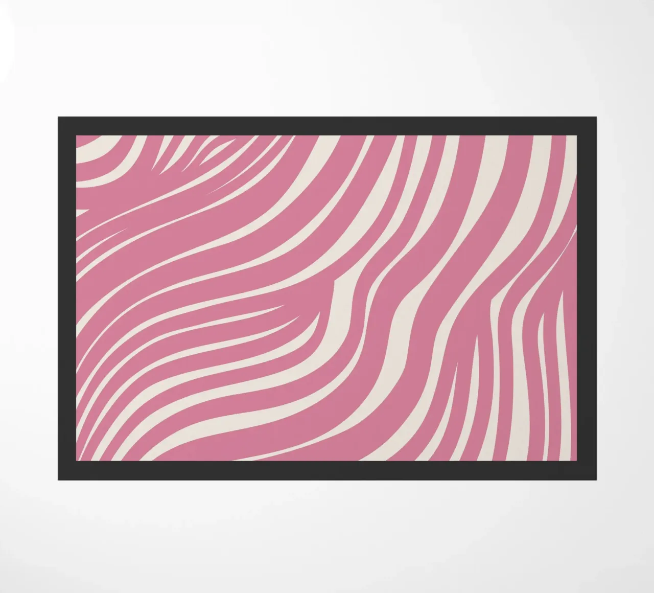 Striscia rosa ondulata zerbino da Little Dean