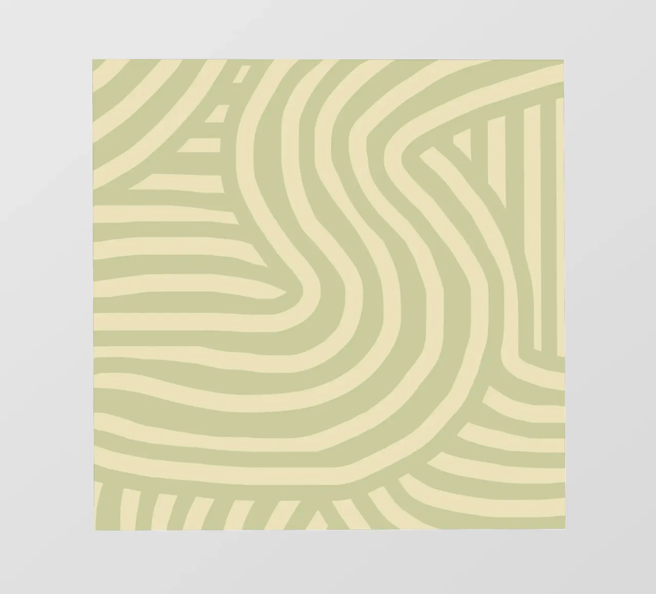 Striscia verde oliva telo in pvc da Little Dean