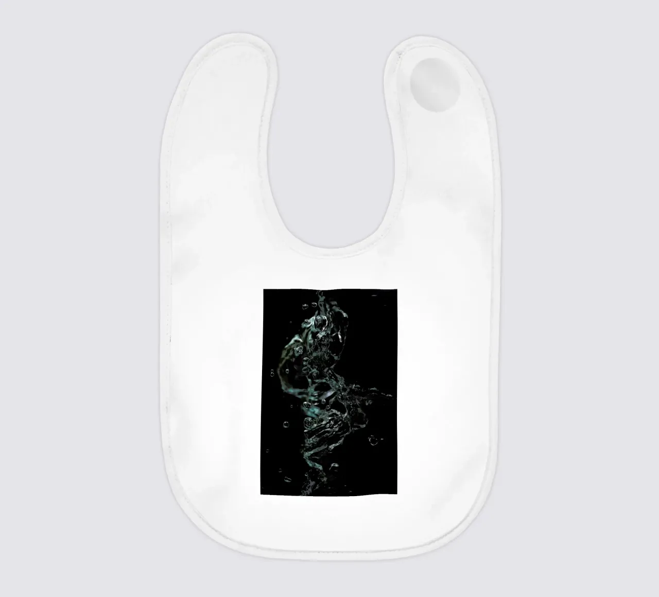 Aqua 03 baby bib by Shot By Clint