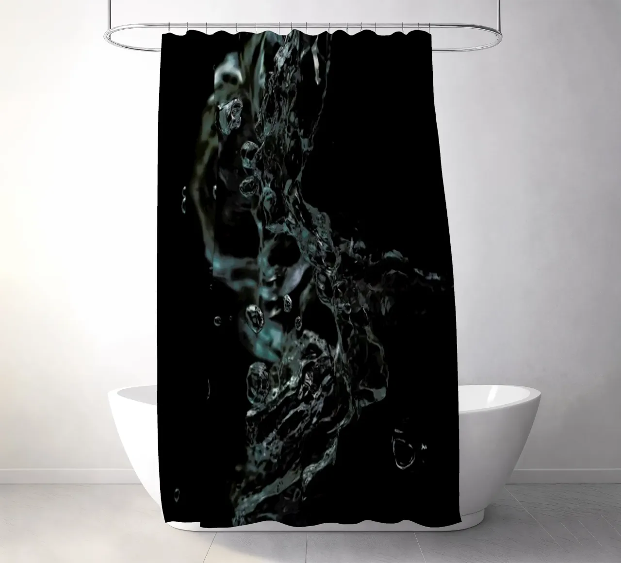 Aqua 03 shower curtain by Shot By Clint