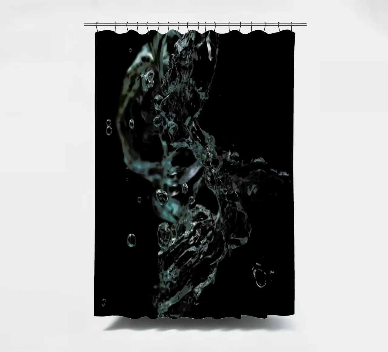 Aqua 03 shower curtain by Shot By Clint