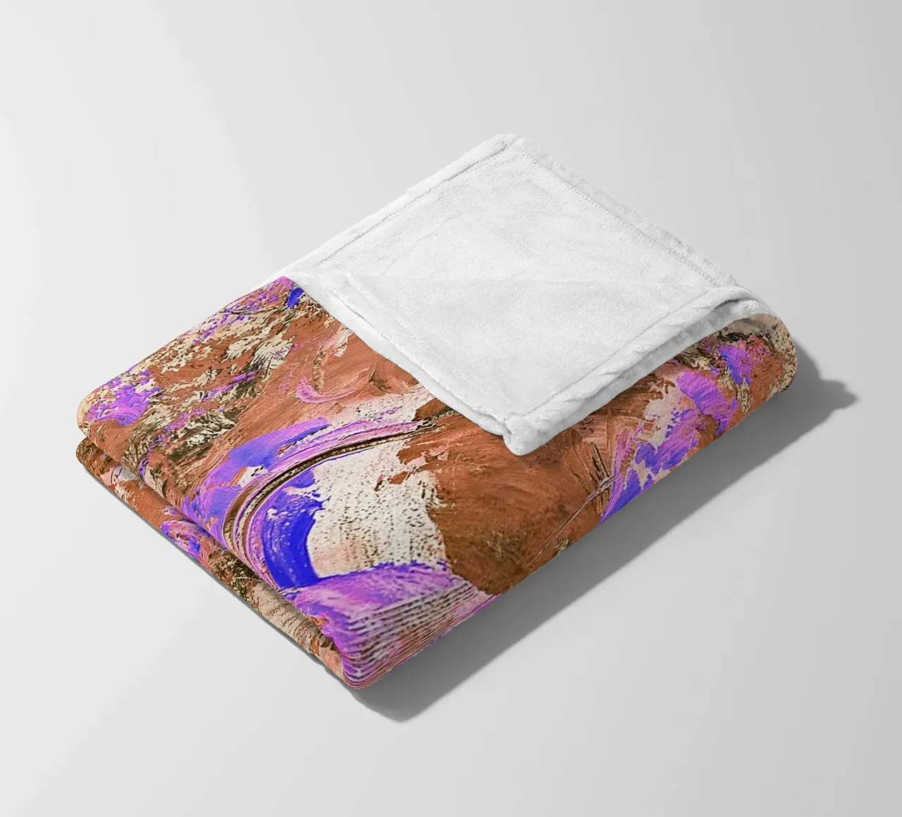 IDEAL GIFT 51 invers coperta in pile da Thierry Vobmann Abstract painting