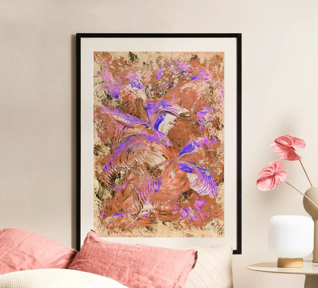 IDEAL GIFT 51 invers carta hahnemühle da Thierry Vobmann Abstract painting