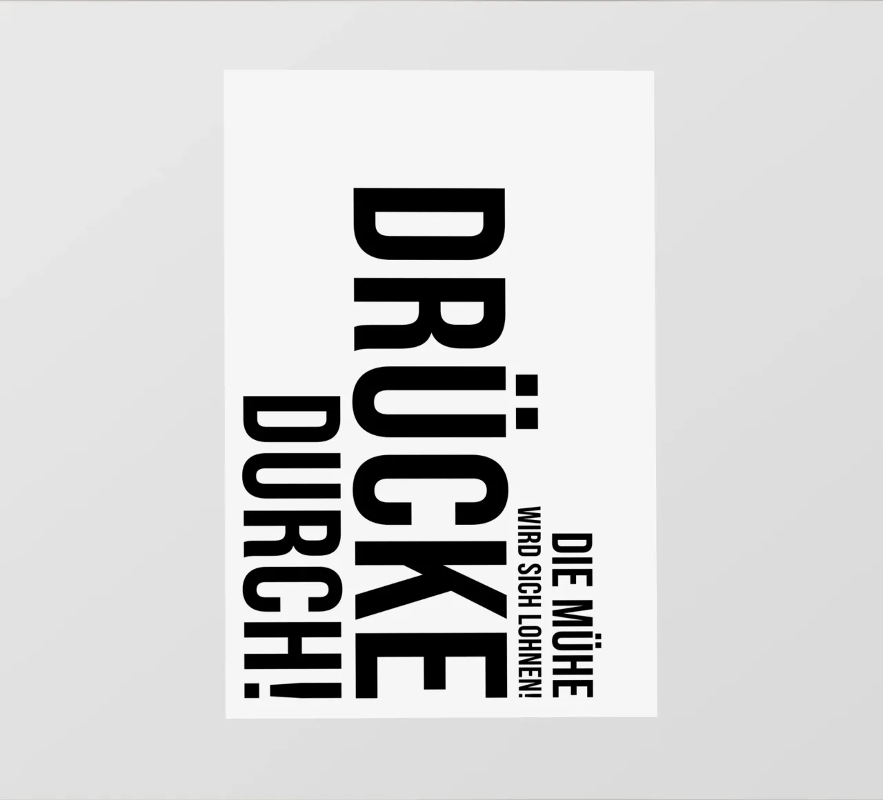 Druk door fotobehang van YV TYPOGRAPHY