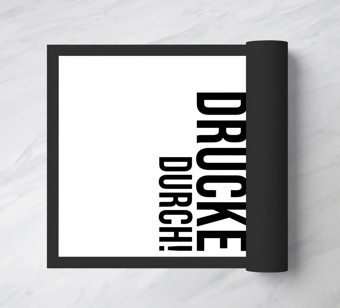 Press through doormat by YV TYPOGRAPHY