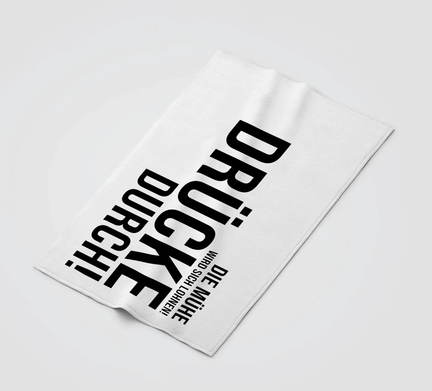 Druk door fleecedeken van YV TYPOGRAPHY