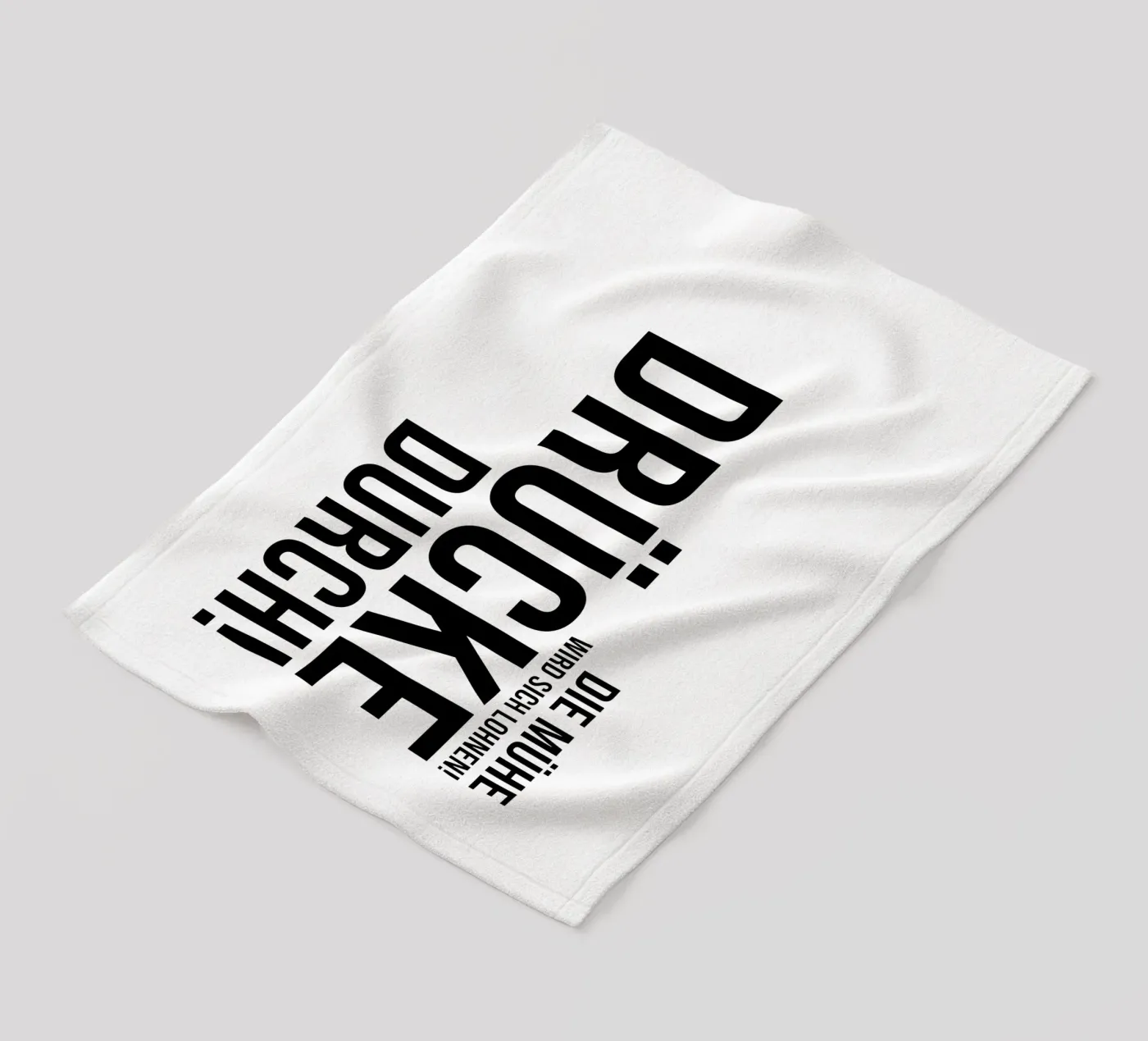 Druk door fleecedeken van YV TYPOGRAPHY