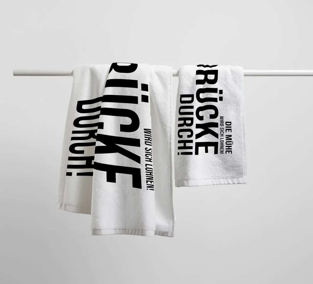 Drücke durch Handtuch von YV TYPOGRAPHY
