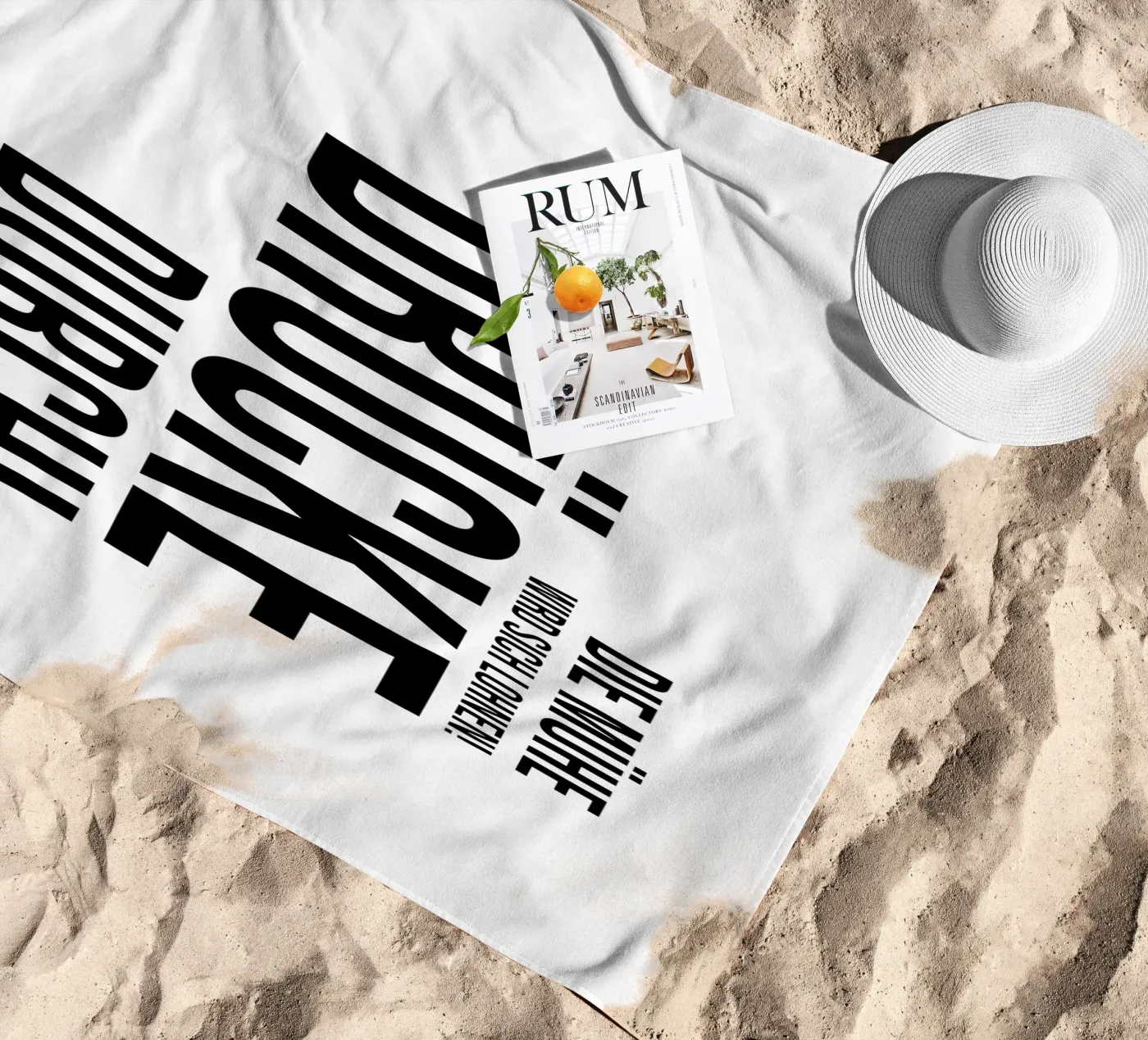 Premere attraverso telo mare da YV TYPOGRAPHY