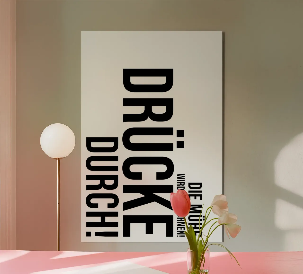 Drücke durch Alu-Dibond von YV TYPOGRAPHY