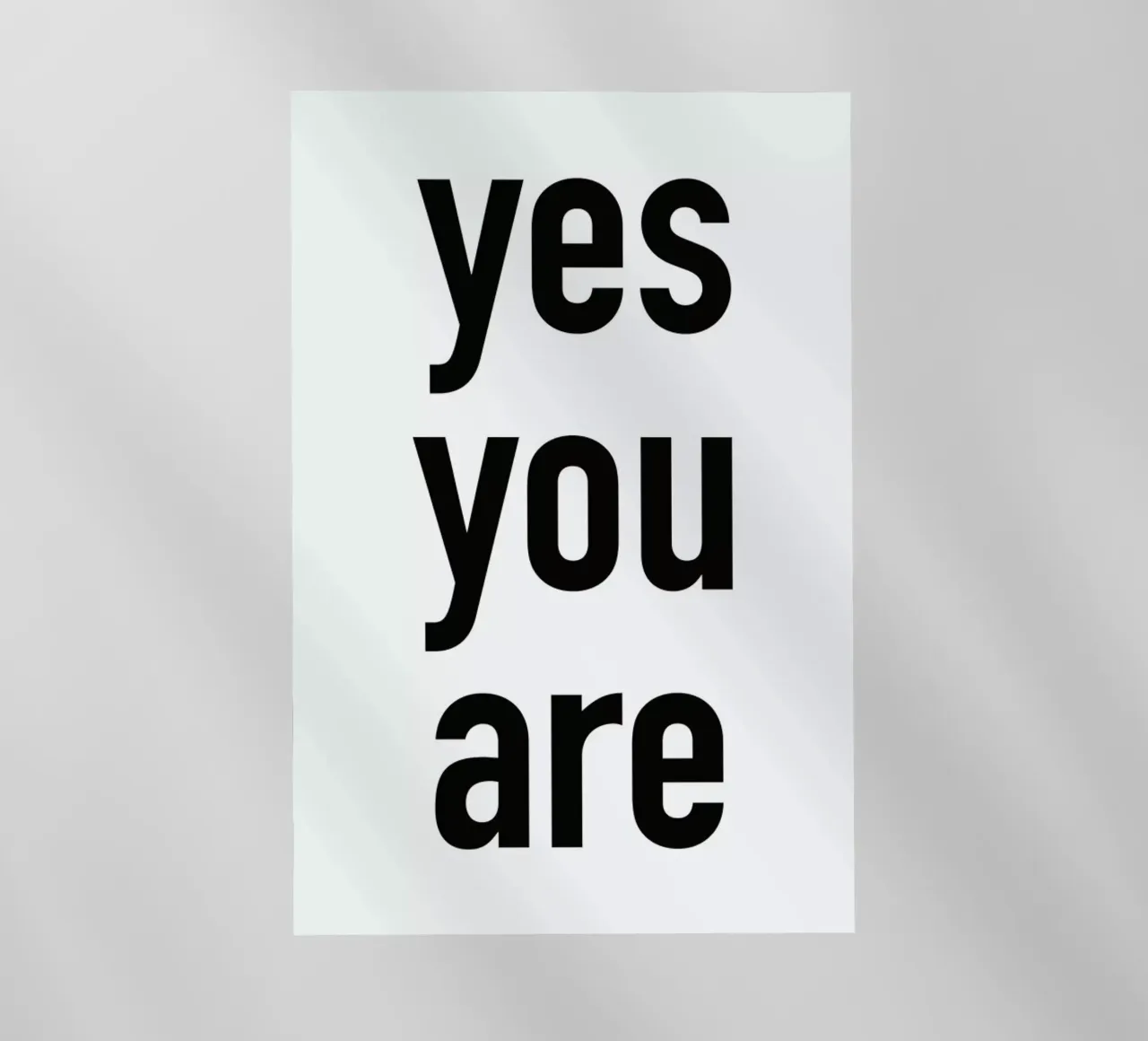 Yes you are pellicola backlit da Magdalena Lindstedt