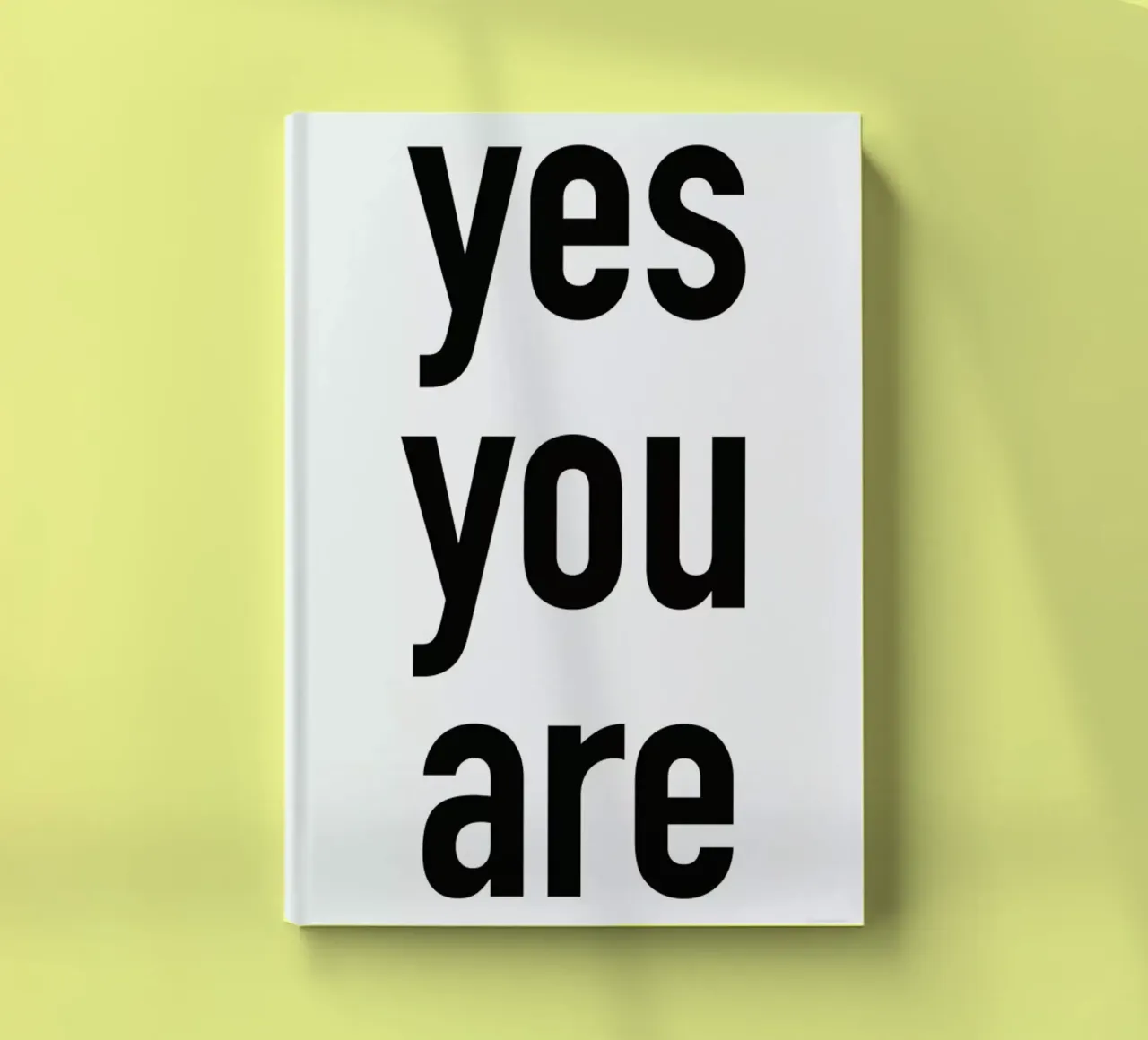 Yes you are notebook by Magdalena Lindstedt