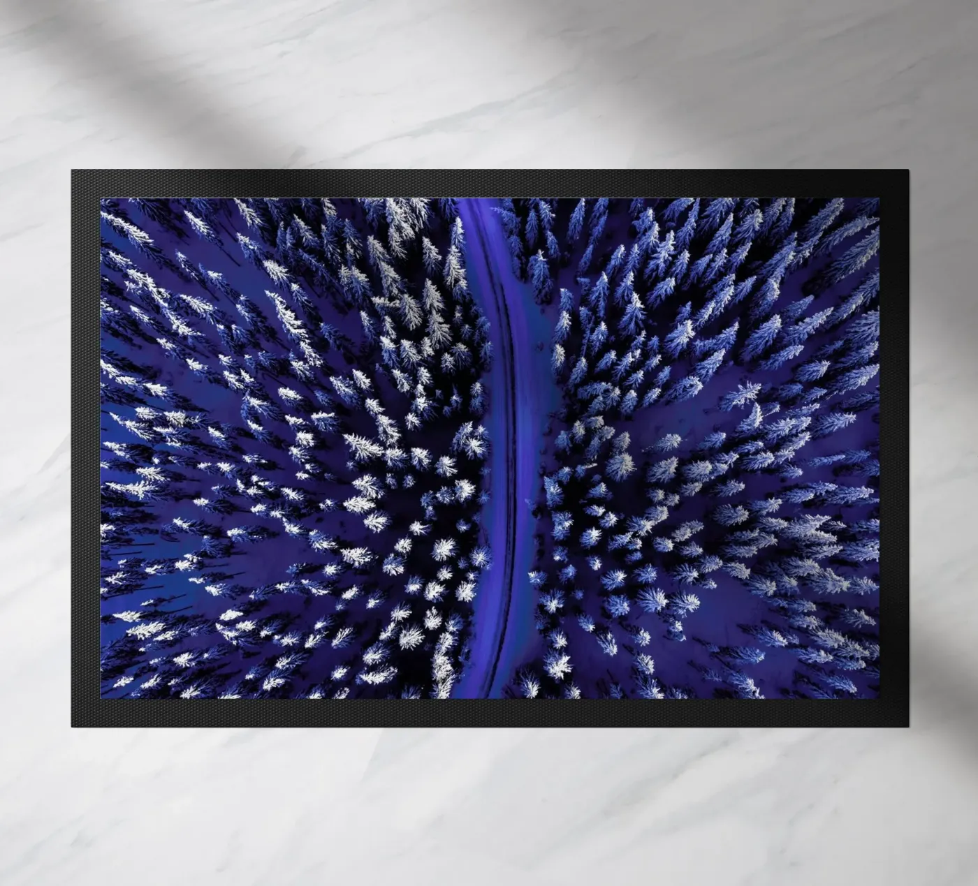 Snowcapped Pines doormat by EyeEm Mobile GmbH