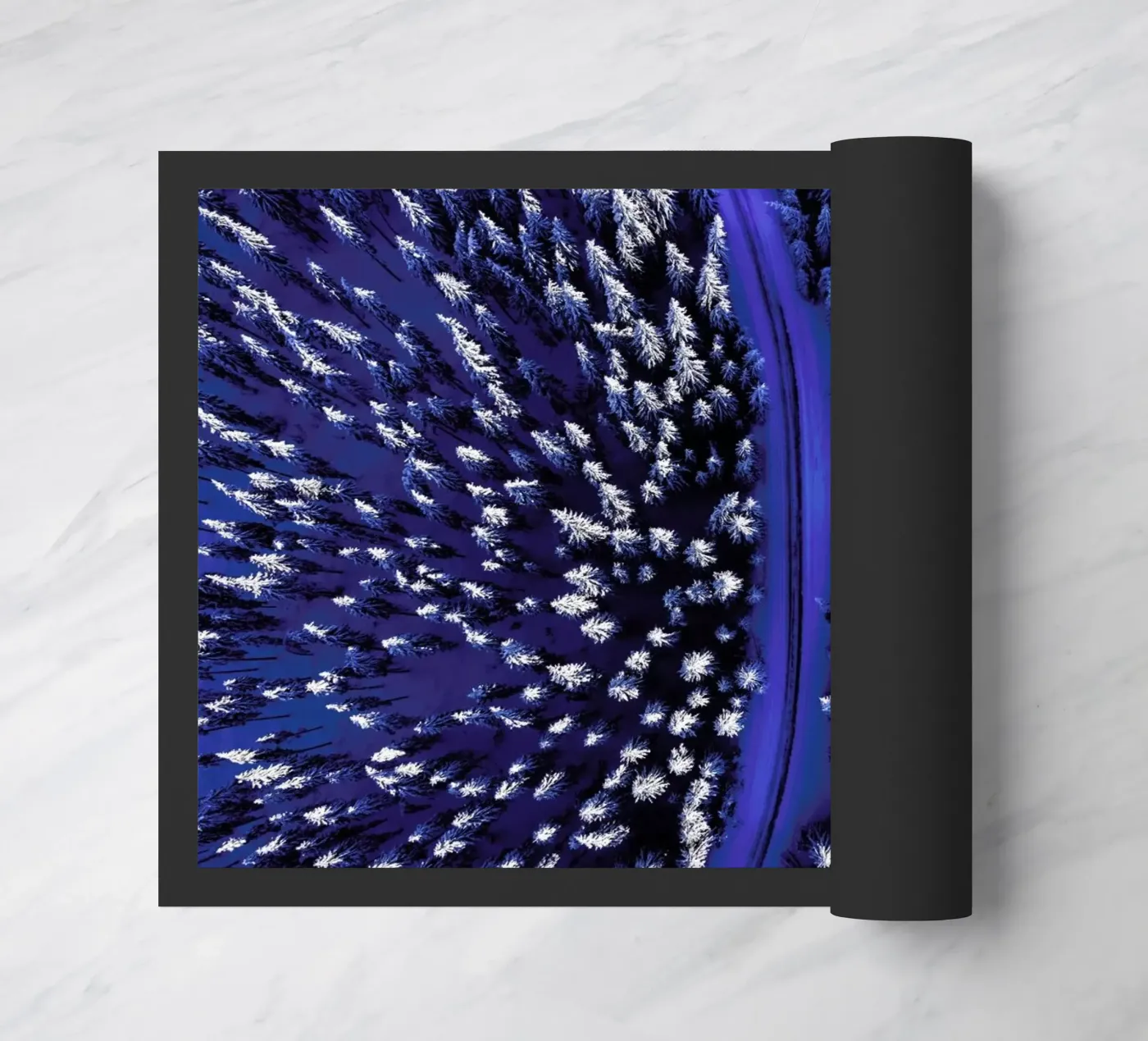 Snowcapped Pines doormat by EyeEm Mobile GmbH