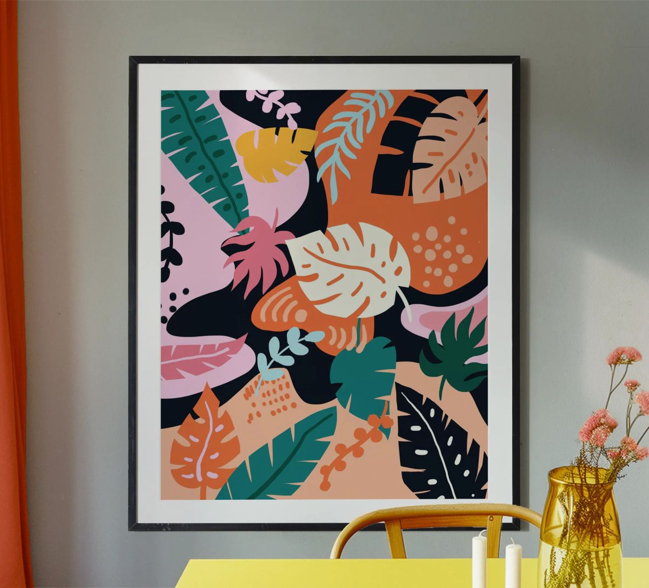 Monstera Garden poster by 83oranges