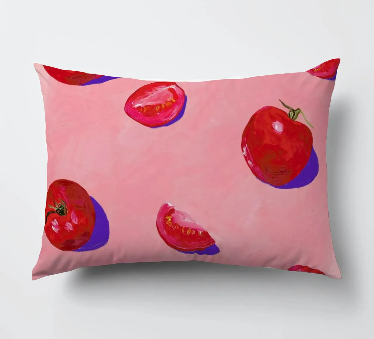 Tomato Season decorative cushion by Berserk Prints by Maria M.C.