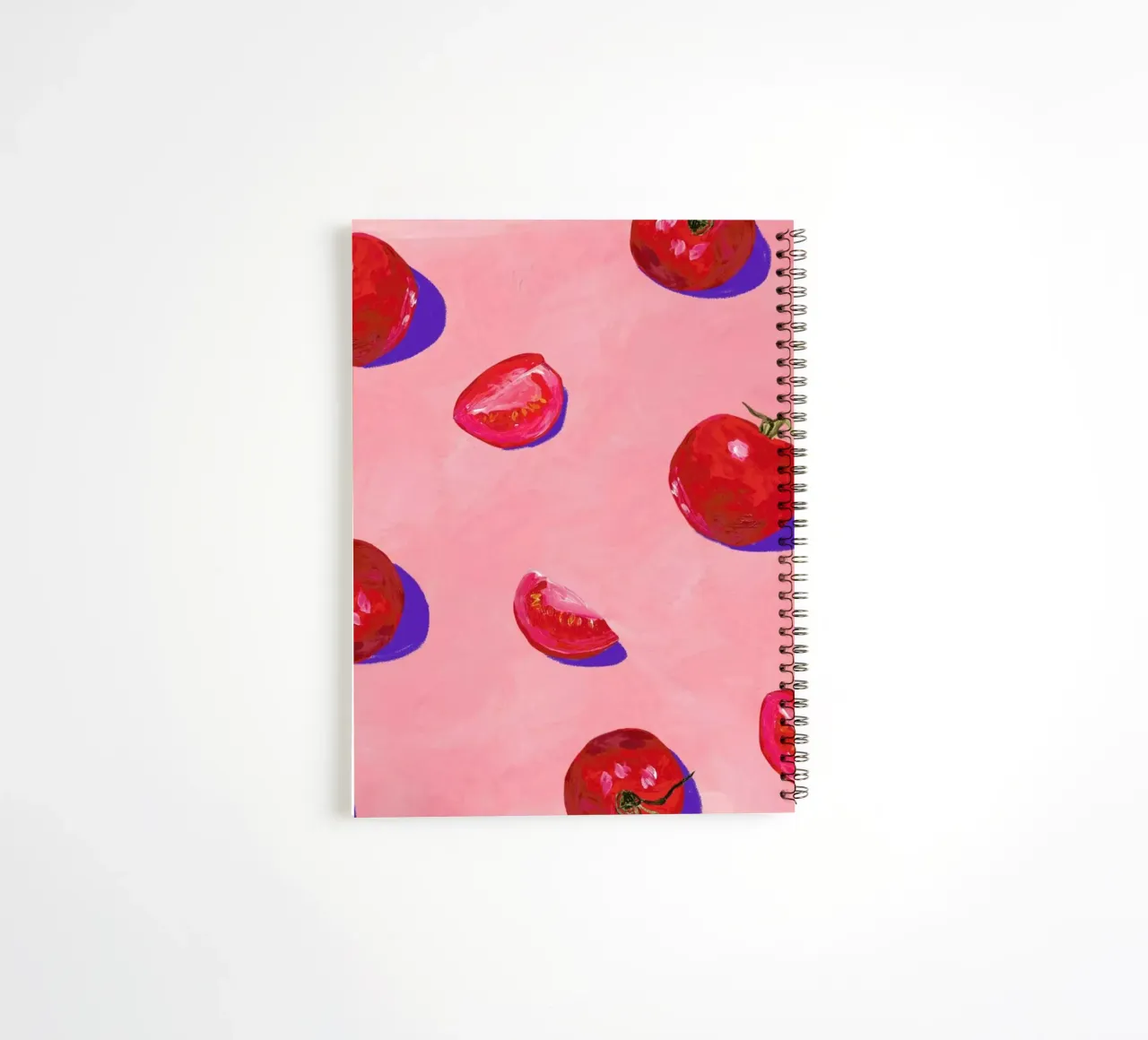 Tomato Season spiral notebook by Berserk Prints by Maria M.C.