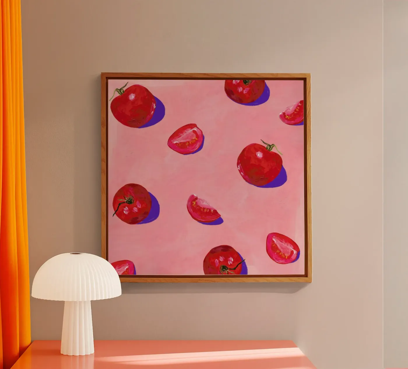 Tomato Season plexiglass da Berserk Prints by Maria M.C.
