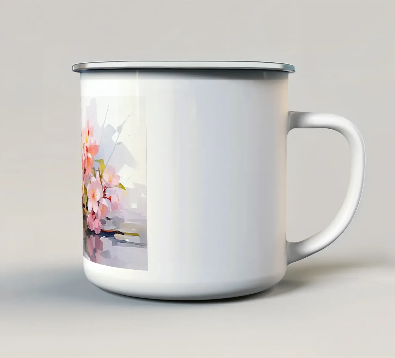 Arte da parete di Imagine tazza in smalto da Imagine