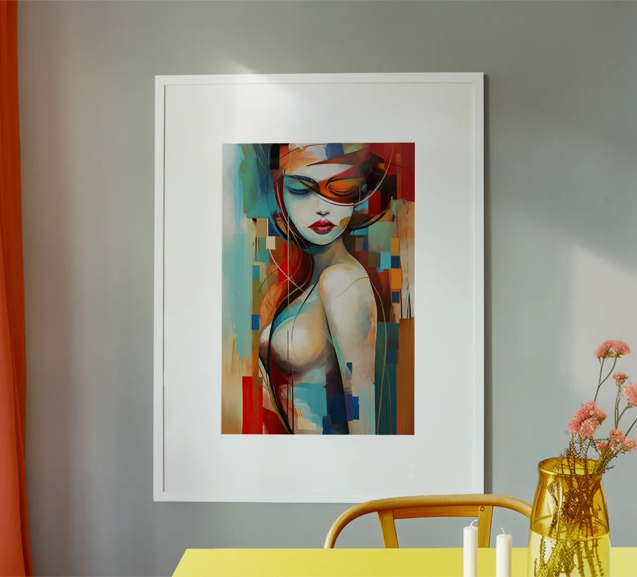 Arte da parete di Imagine poster con telaio in plastica da Imagine